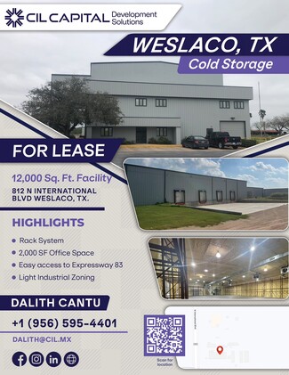 More details for 812 N International Blvd, Weslaco, TX - Industrial for Lease