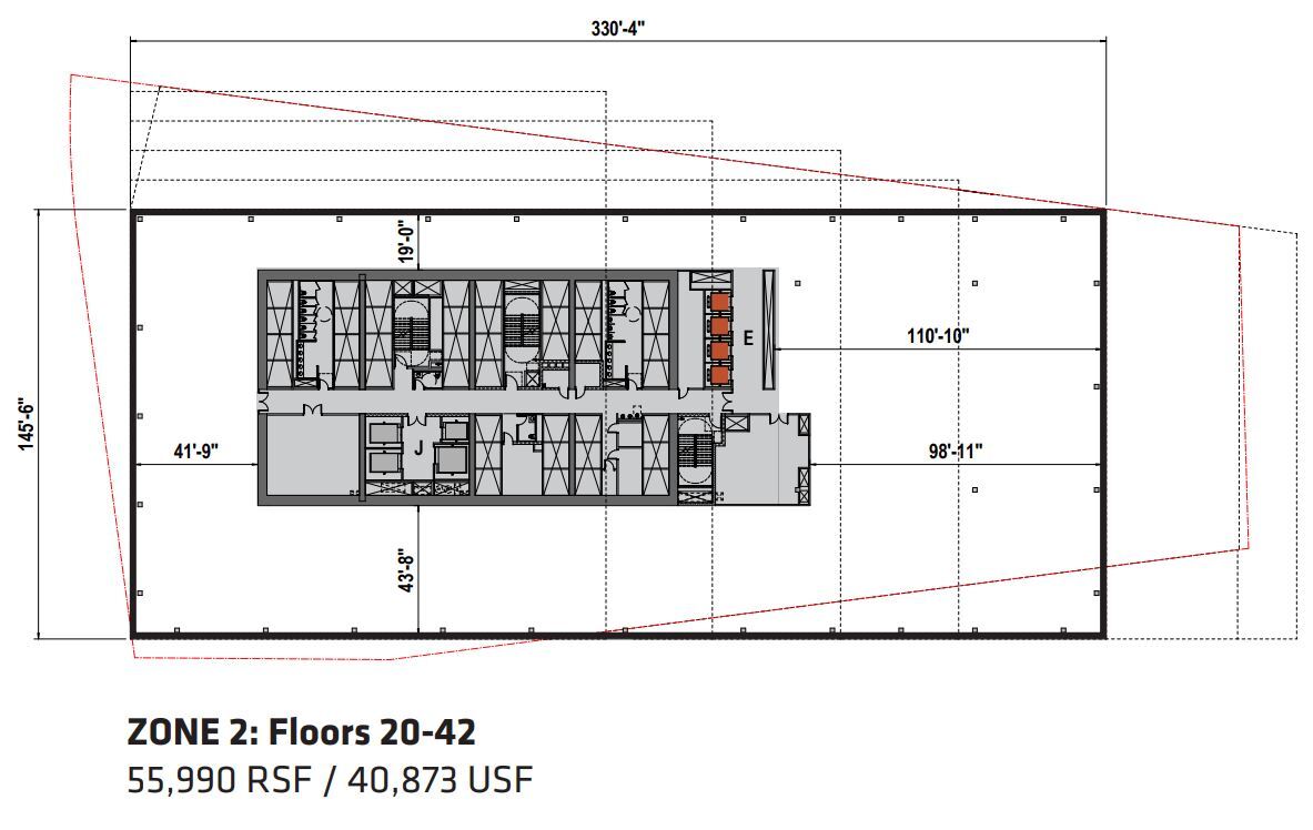 2 World Trade Center, New York, NY for lease Floor Plan- Image 1 of 1