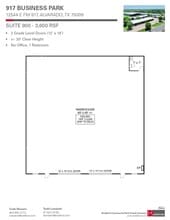 12544 E FM 917, Alvarado, TX for lease Floor Plan- Image 2 of 2