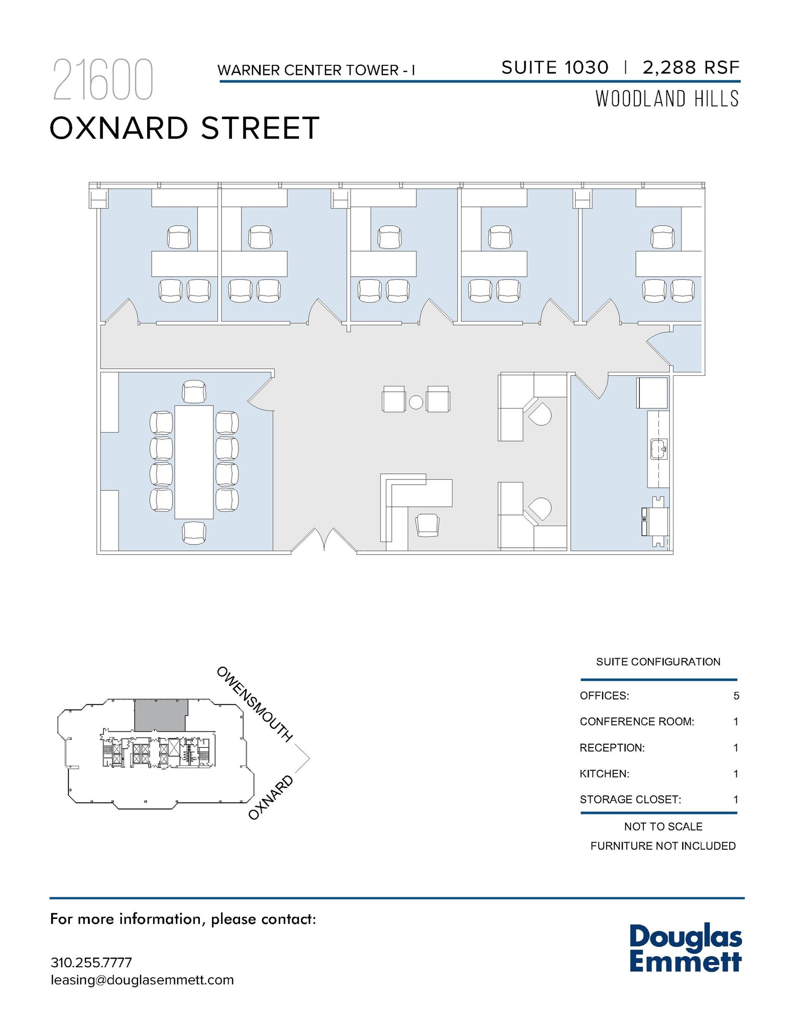 21600 Oxnard St, Woodland Hills, CA for lease Floor Plan- Image 1 of 1