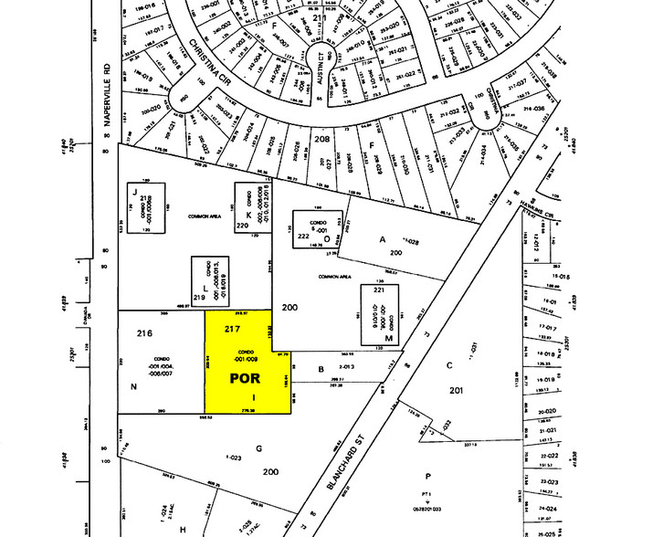 1761 S Naperville Rd, Wheaton, IL for lease - Plat Map - Image 2 of 7