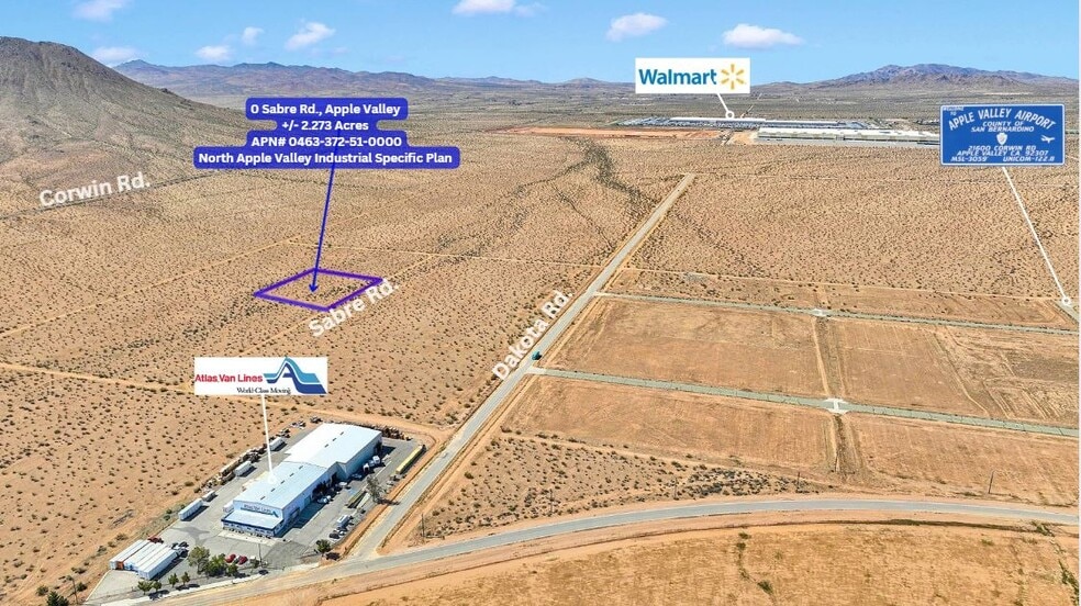 Sabre Rd, Apple Valley, CA for sale - Building Photo - Image 3 of 4