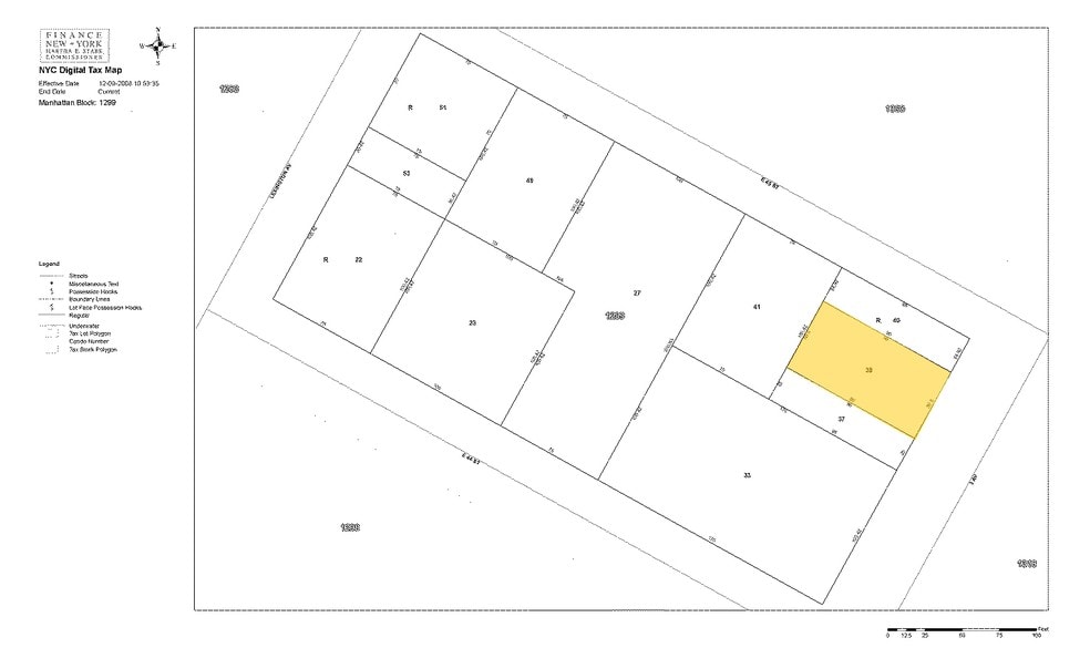 712-714 Third Ave, New York, NY for lease - Plat Map - Image 1 of 1