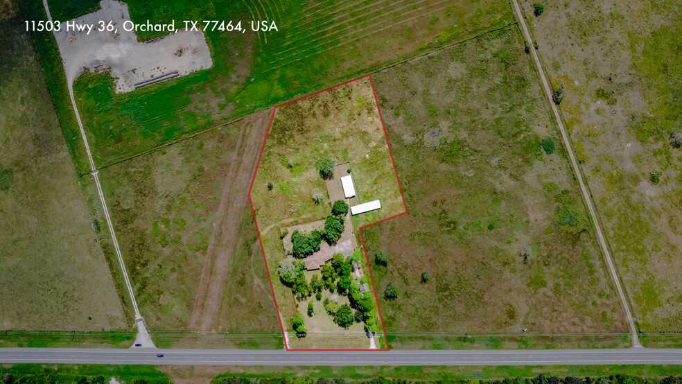 11503 Highway 36, Orchard, TX for sale - Aerial - Image 1 of 8