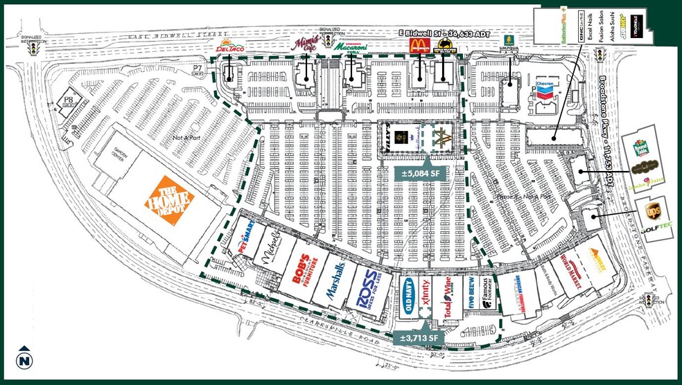 2645-2799 E Bidwell St, Folsom, CA for lease - Site Plan - Image 2 of 12