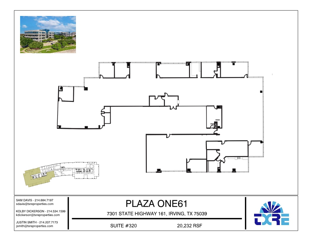 7301 N State Highway 161, Irving, TX for lease Floor Plan- Image 1 of 1