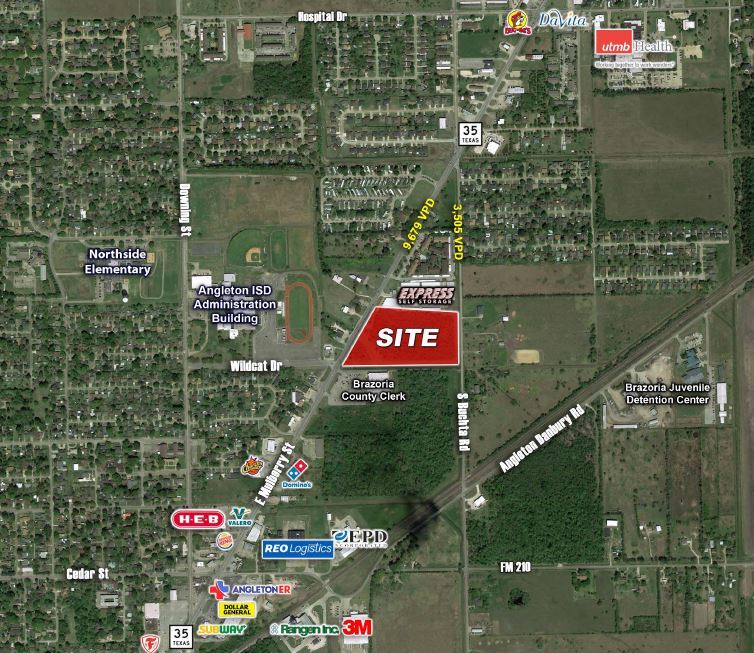 Hwy 35 & Wildcat Dr, Angleton, TX 77515 Land for Sale