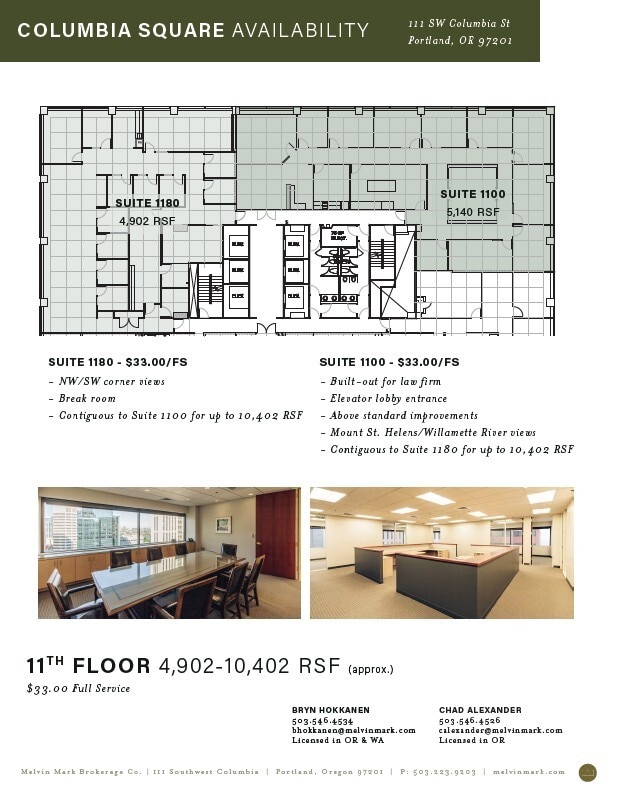 111 SW Columbia St, Portland, OR for lease Floor Plan- Image 1 of 8