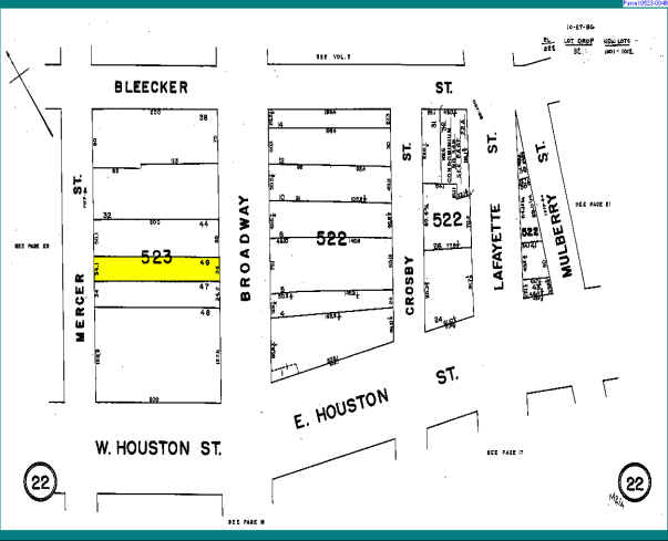 625 Broadway, New York, NY for lease - Plat Map - Image 2 of 20