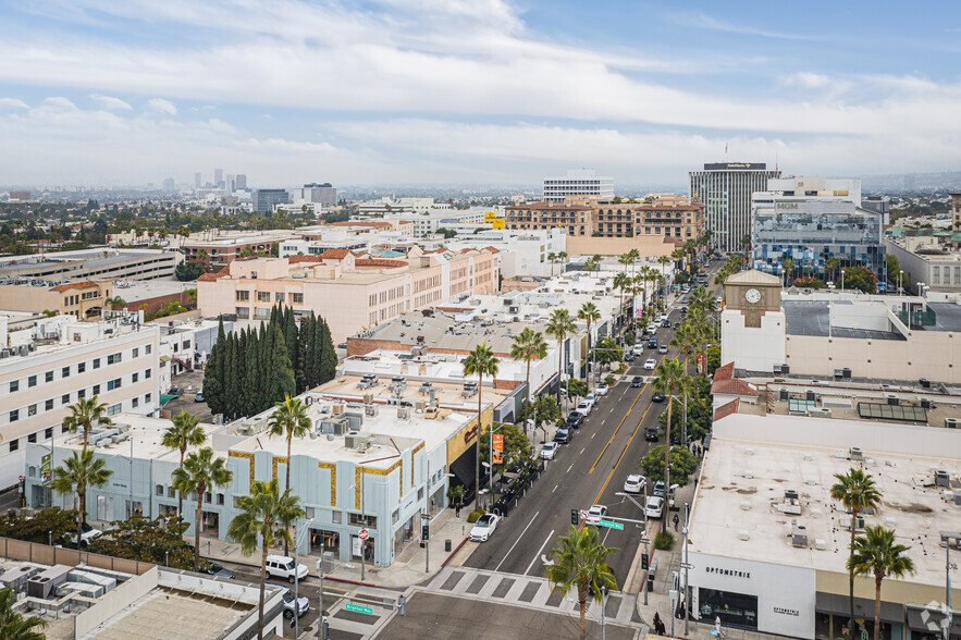 356-358 N Beverly Dr, Beverly Hills, CA for lease - Aerial - Image 3 of 3