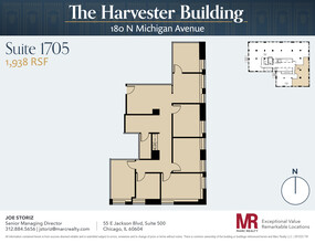 180 N Michigan Ave, Chicago, IL for lease Floor Plan- Image 1 of 8