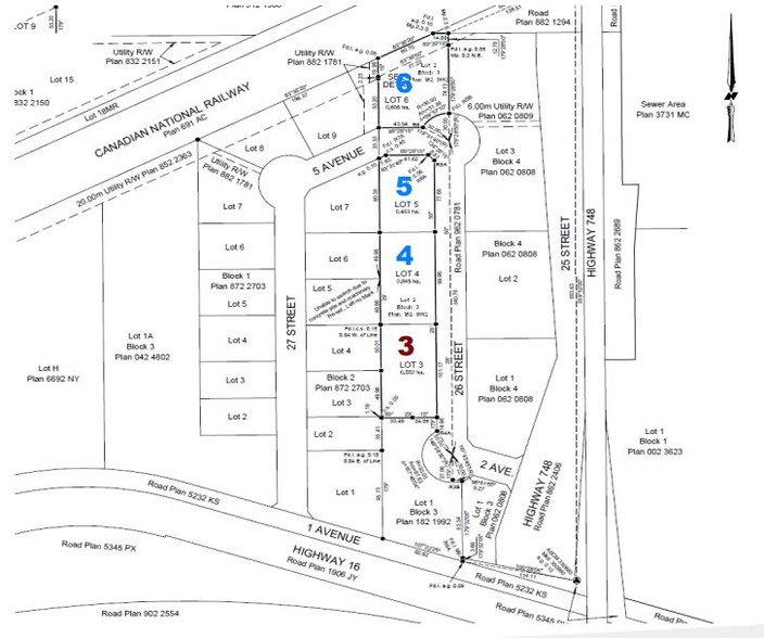 4636 3 Ave WEST, Edson, AB for sale - Site Plan - Image 2 of 2