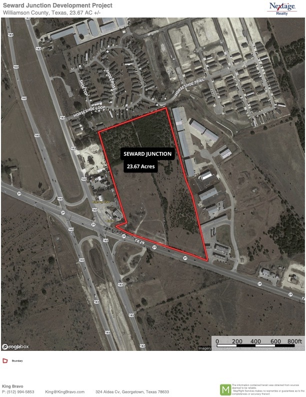 1110 Tx-29, Liberty Hill, TX for sale Aerial- Image 1 of 1