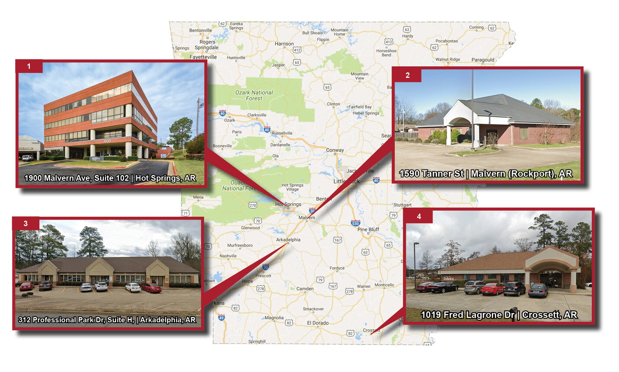 Income-Producing Medical Properties portfolio of 4 properties for sale on LoopNet.com Building Photo- Image 1 of 10