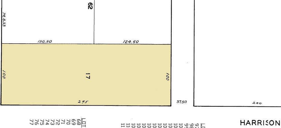 1098 Harrison St, San Francisco, CA for lease - Plat Map - Image 2 of 3