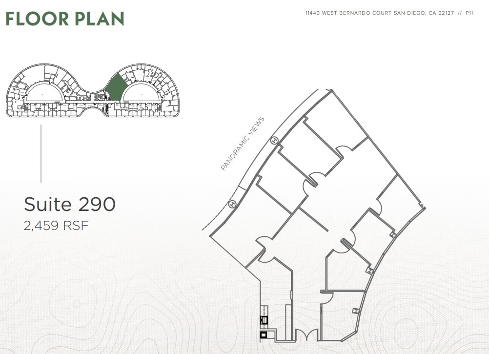 11440 W Bernardo Ct, San Diego, CA for lease Floor Plan- Image 1 of 1
