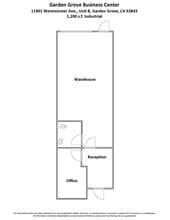 11901 Westminster Ave, Garden Grove, CA for lease Floor Plan- Image 1 of 4