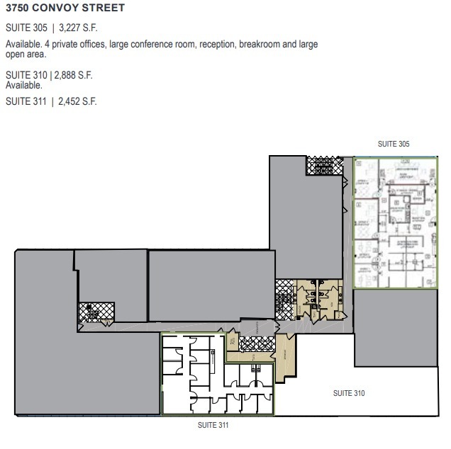 3750 Convoy St, San Diego, CA for lease Floor Plan- Image 1 of 1