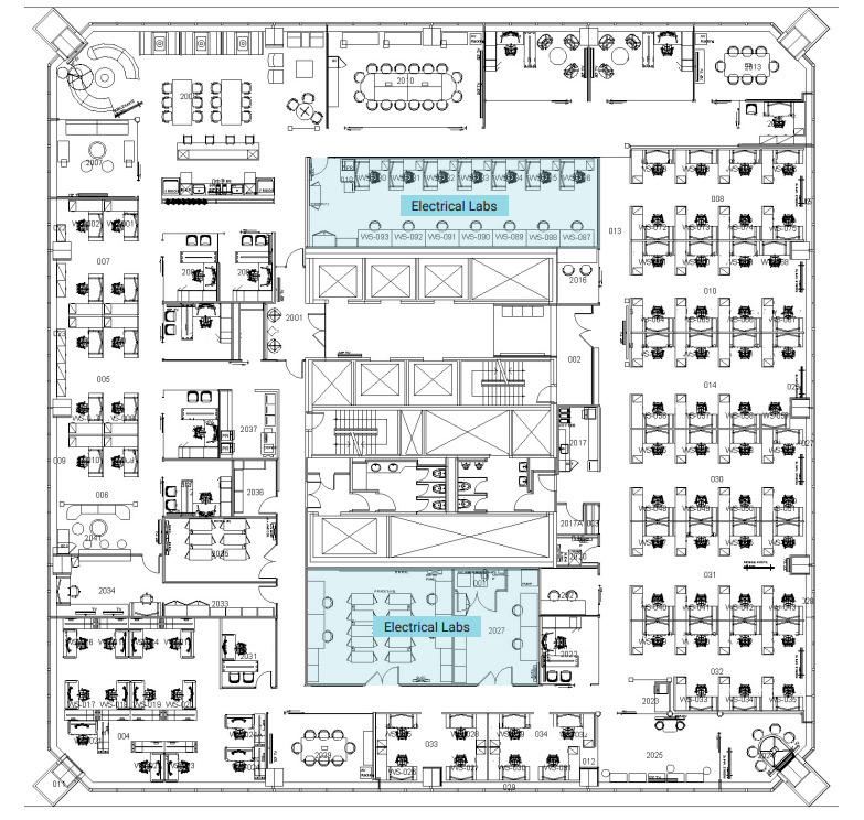 1055 Dunsmuir St, Vancouver, BC for lease Floor Plan- Image 1 of 1