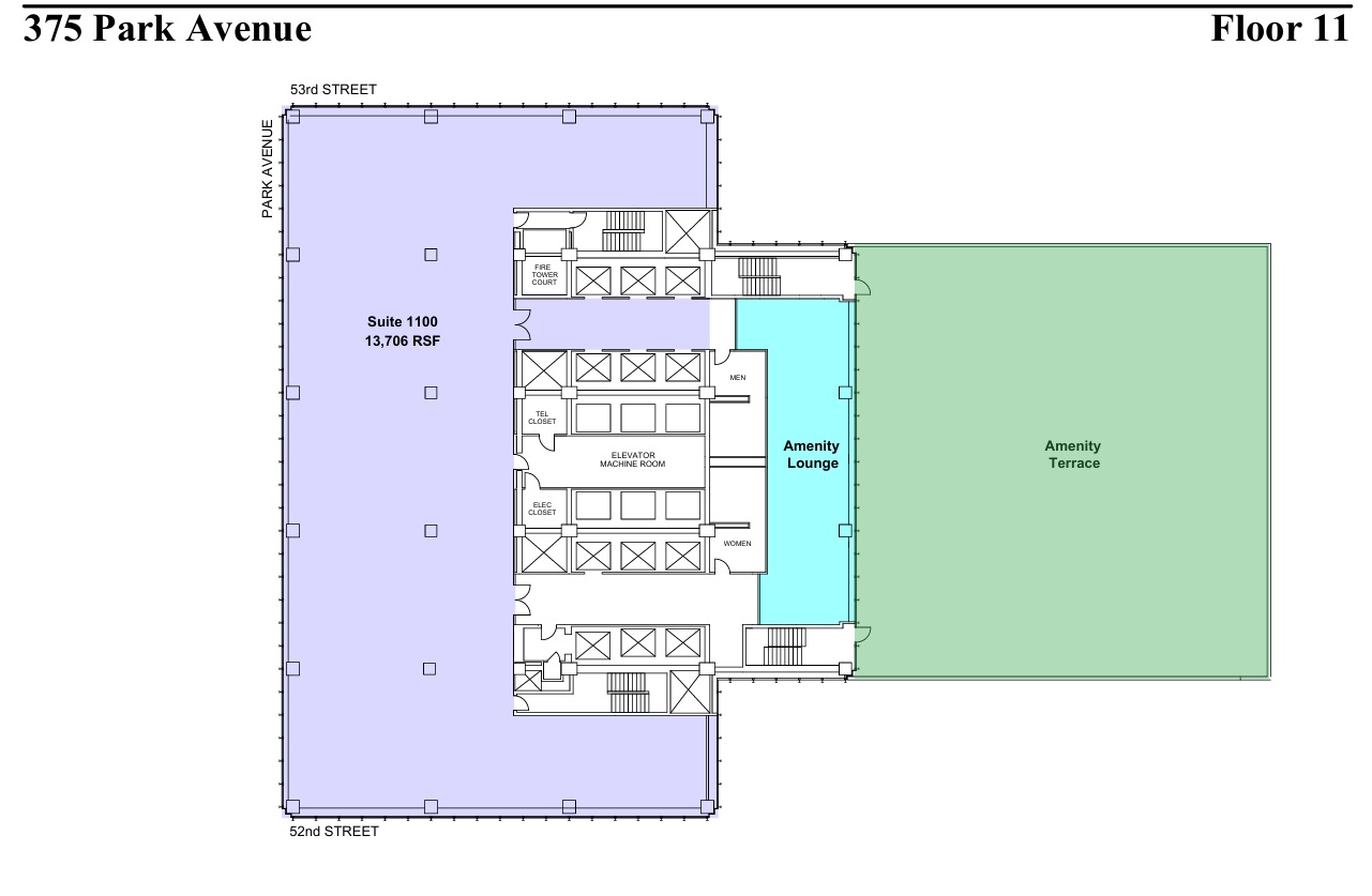 375 Park Ave, New York, NY for lease Floor Plan- Image 1 of 2