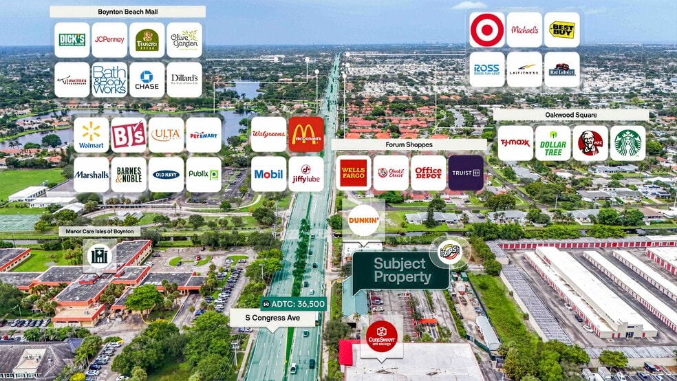 3008 S Congress Ave, Boynton Beach, FL for sale - Aerial - Image 2 of 2