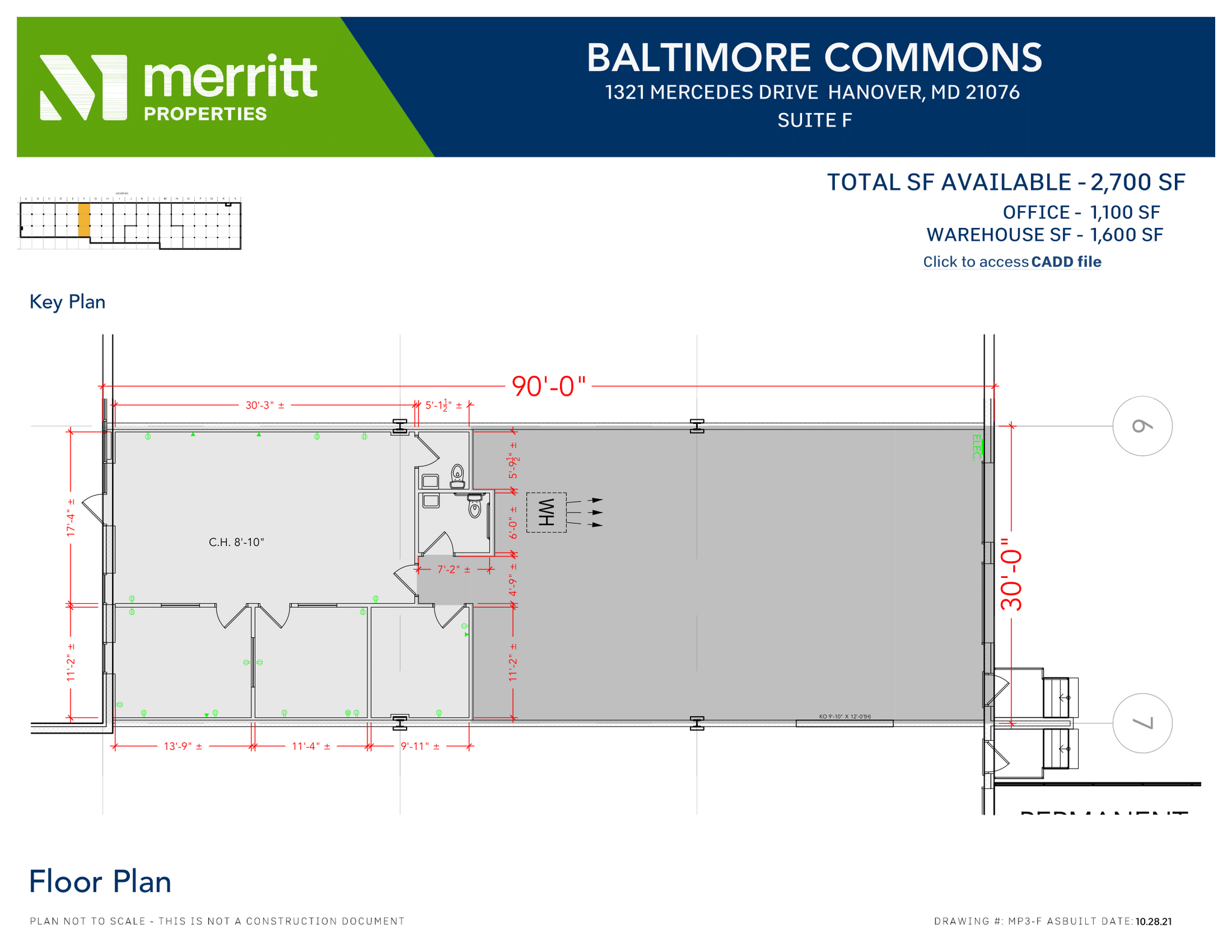 7455 New Ridge Rd, Hanover, MD for lease Floor Plan- Image 1 of 1