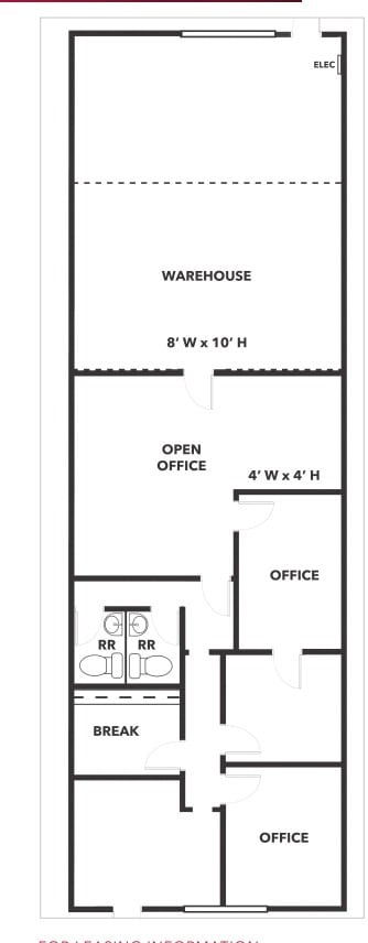 2433 Lacy Ln, Carrollton, TX for lease Floor Plan- Image 1 of 1