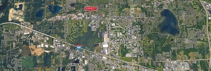 Landrow Dr, Wixom, MI - Aerial map view