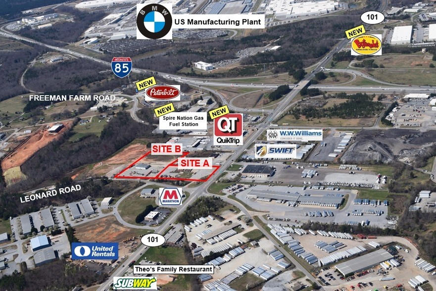 Highway 101 Leonard Road, Greer, SC 29651