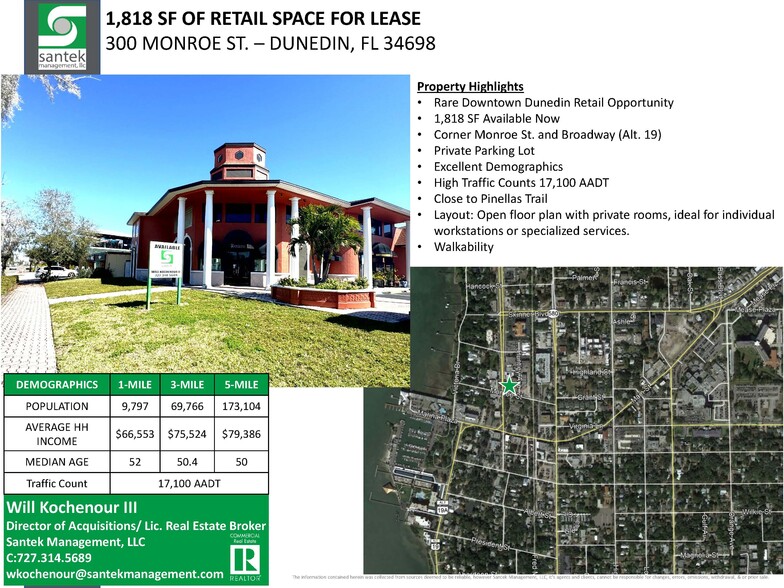 300-310 Monroe St, Dunedin, FL for lease - Building Photo - Image 2 of 17