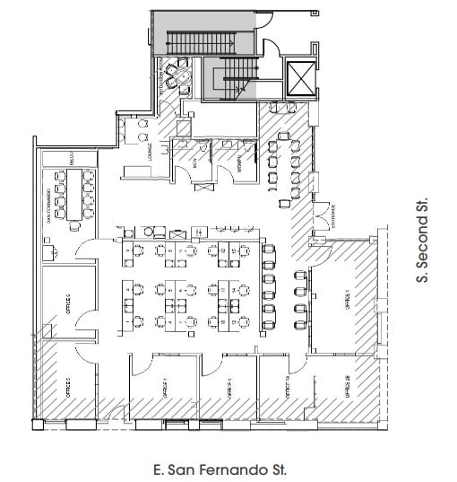 97 S Second St, San Jose, CA for lease Floor Plan- Image 1 of 1
