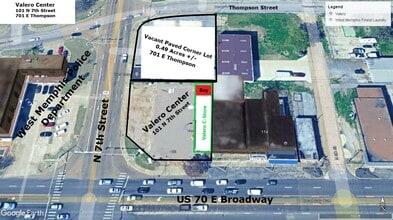 101 7th Street, West Memphis, AR - AERIAL  map view