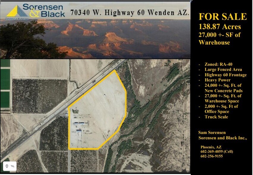 70340 W Hwy 60, Wenden, AZ 85357