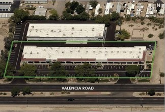 225 E Valencia Rd, Tucson, AZ - aerial  map view