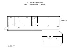 5410-5430 NW 33rd Ave, Fort Lauderdale, FL for lease Floor Plan- Image 2 of 24