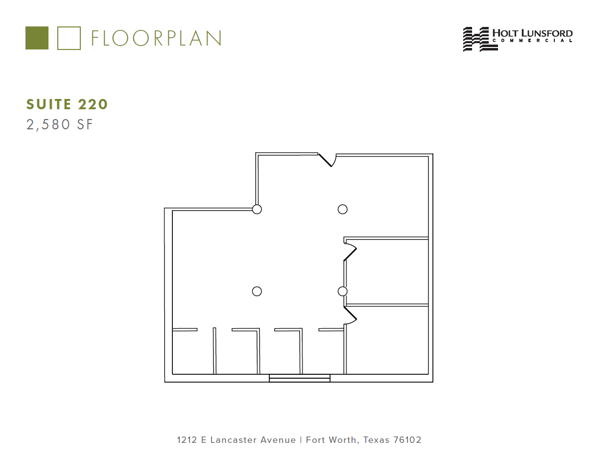 1212 E Lancaster Ave, Fort Worth, TX for lease Floor Plan- Image 1 of 1