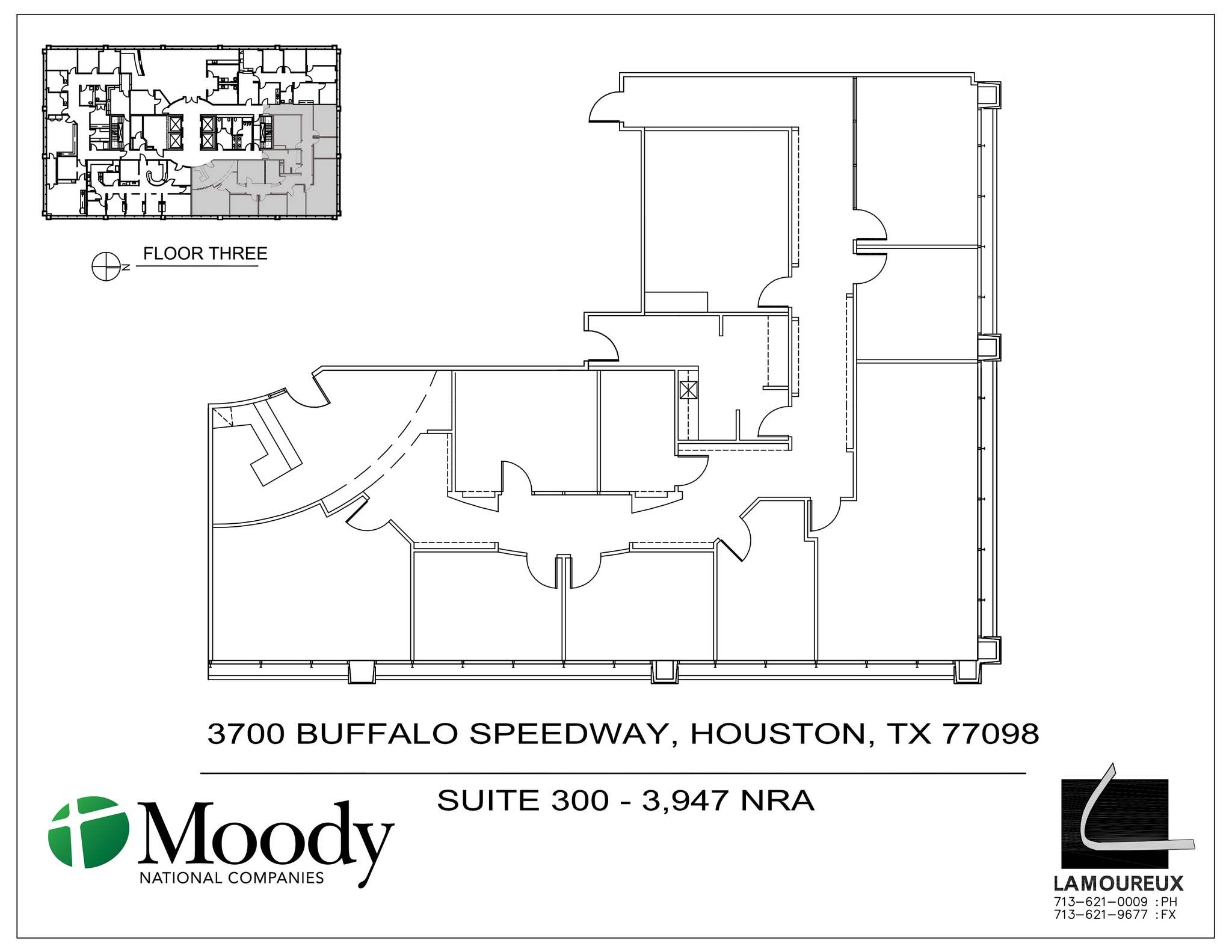 3700 Buffalo Speedway, Houston, TX for lease Floor Plan- Image 1 of 1