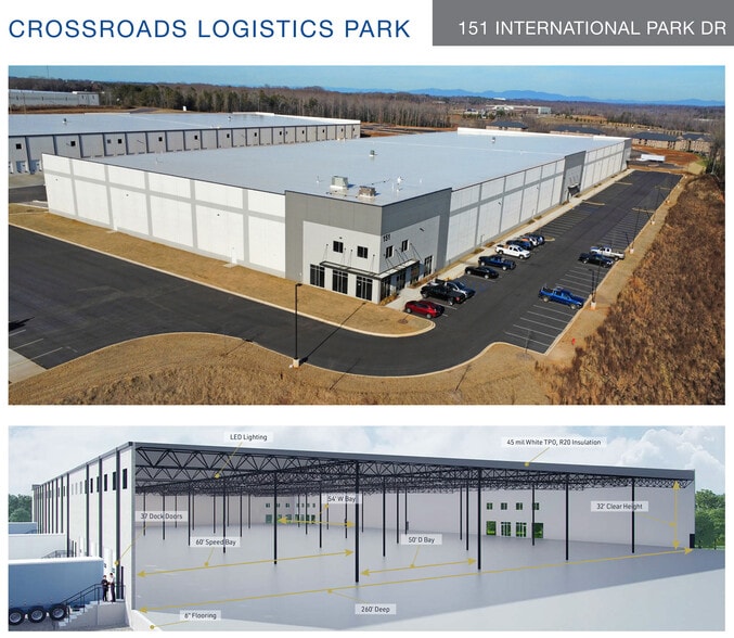 151 International Park Drive, Spartanburg, SC for lease - Building Photo - Image 2 of 10