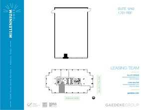 15455 Dallas Pky, Addison, TX for lease Floor Plan- Image 1 of 7