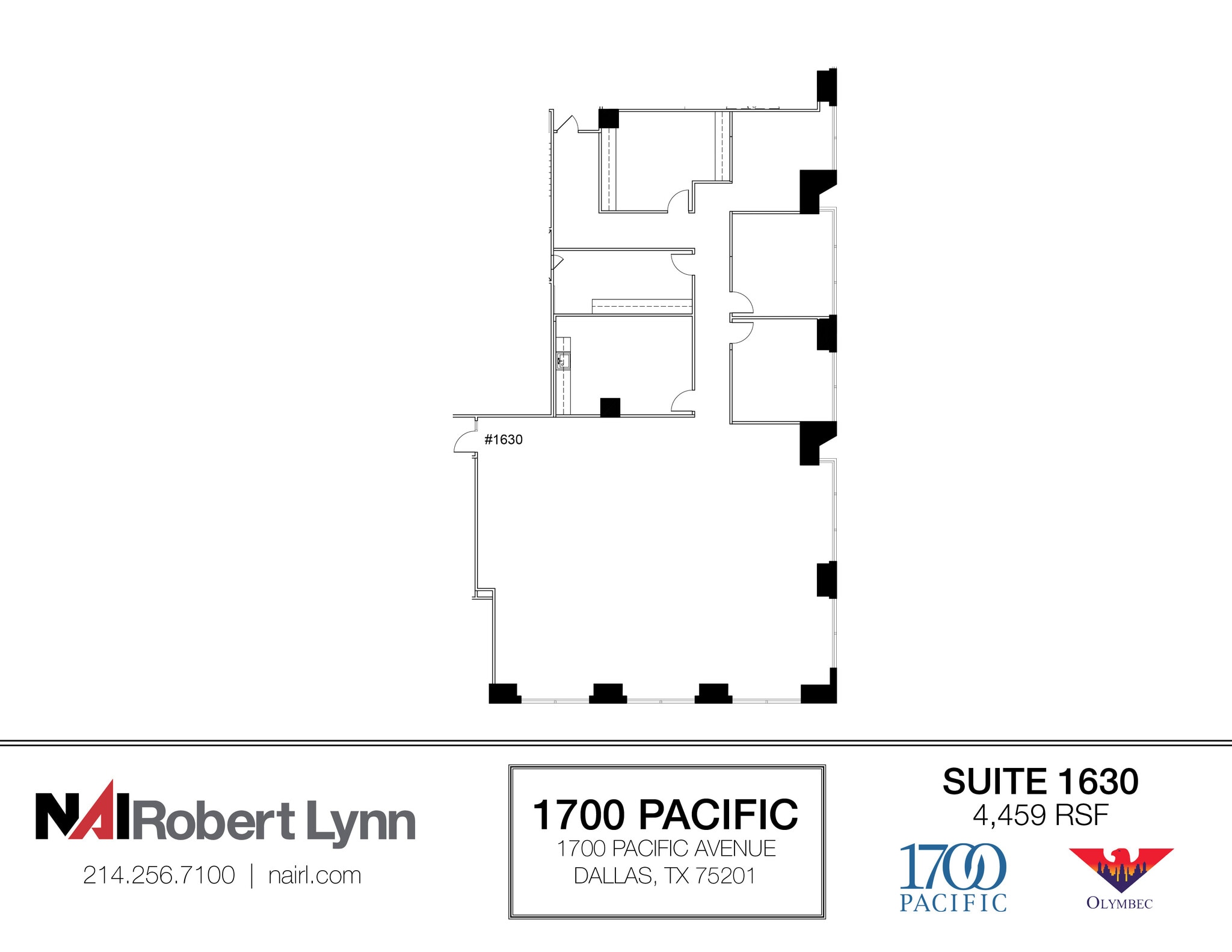 1700 Pacific Ave, Dallas, TX for lease Floor Plan- Image 1 of 1