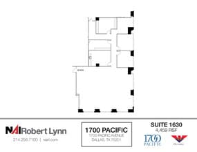 1700 Pacific Ave, Dallas, TX for lease Floor Plan- Image 1 of 1