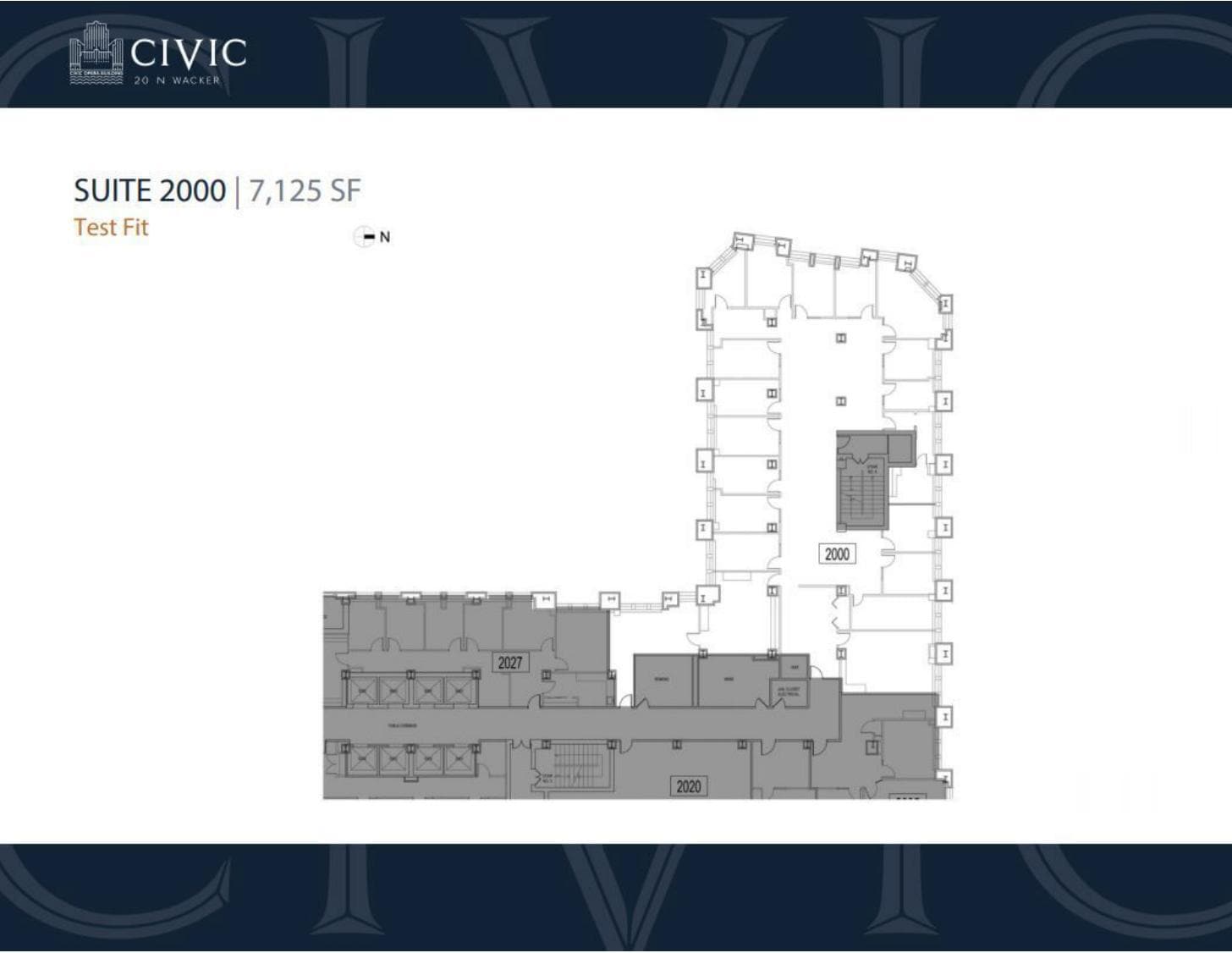 20 N Wacker Dr, Chicago, IL for lease Floor Plan- Image 1 of 1