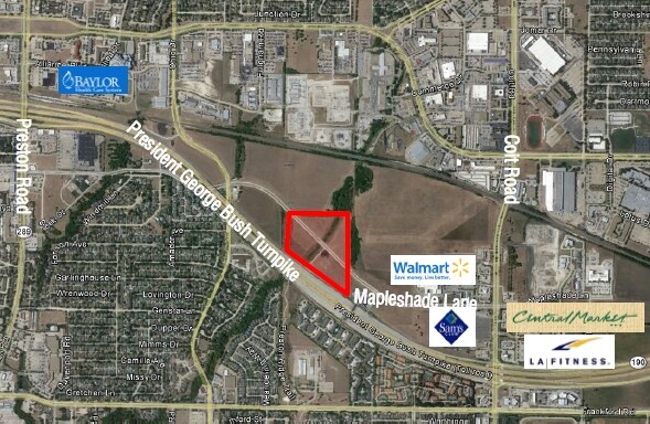 George Bush Tpke, Dallas, TX for sale Aerial- Image 1 of 1