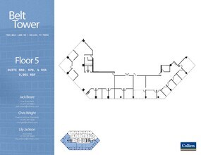 7920 Belt Line Rd, Dallas, TX for lease Floor Plan- Image 2 of 2