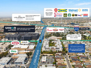 21601 Avalon Blvd, Carson, CA - aerial  map view