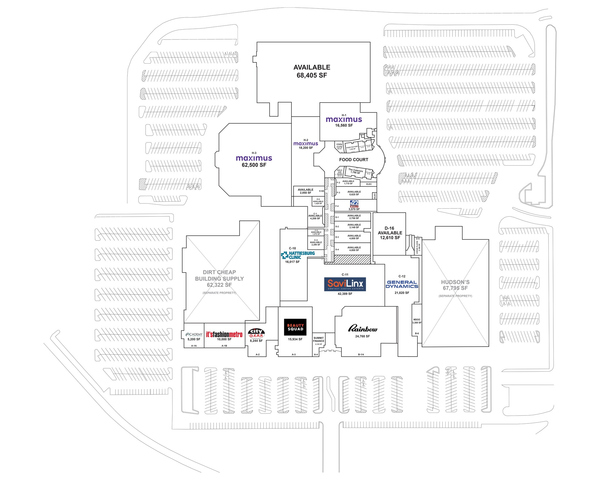 5912 US Highway 49, Hattiesburg, MS for lease Site Plan- Image 1 of 1