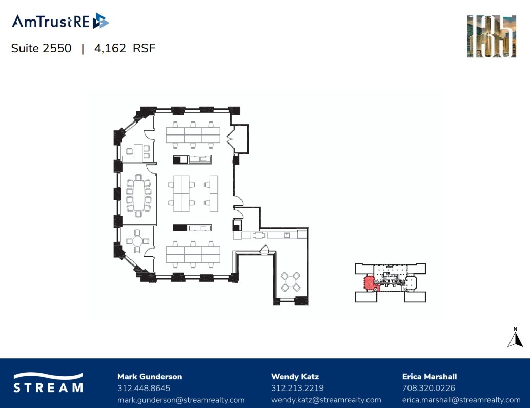 135 S LaSalle St, Chicago, IL for lease Floor Plan- Image 1 of 15