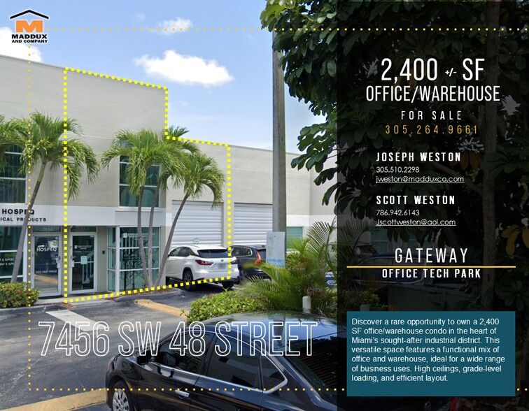 7452-7466 SW 48th St, Miami, FL for sale - Building Photo - Image 1 of 5