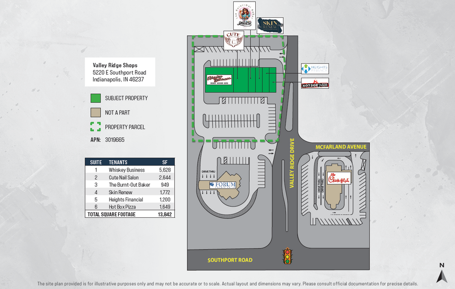 5220 E Southport Rd, Indianapolis, IN for sale - Site Plan - Image 2 of 4