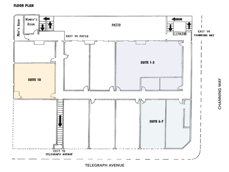 2375-2399 Telegraph Ave, Berkeley, CA for lease - Floor Plan - Image 2 of 11